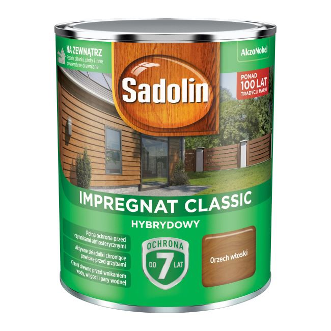 Sadolin hybrid træimprægnering valnød 0,75 l