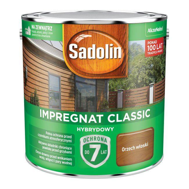 Sadolin hybrid træimprægnering valnød 2,5 l
