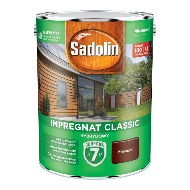 Sadolin Hybrid træimprægnering palisander 4,5 l