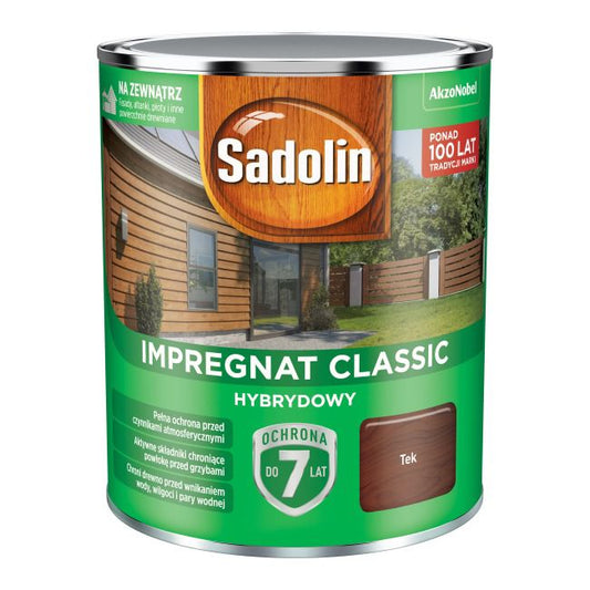 Sadolin Hybrid træimprægnering teak 0,75 l