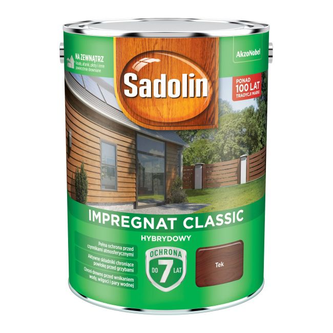 Sadolin Hybrid træimprægnering tek 4,5 l