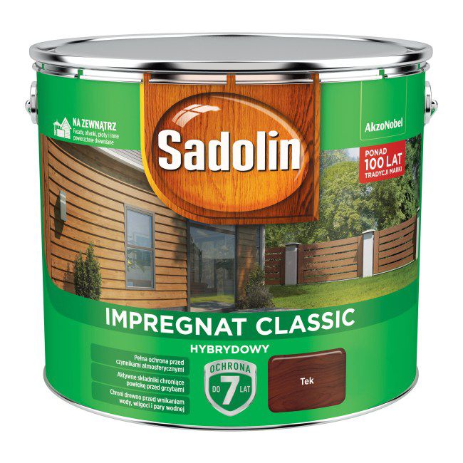 Sadolin Hybrid træimprægnering teak 9 l
