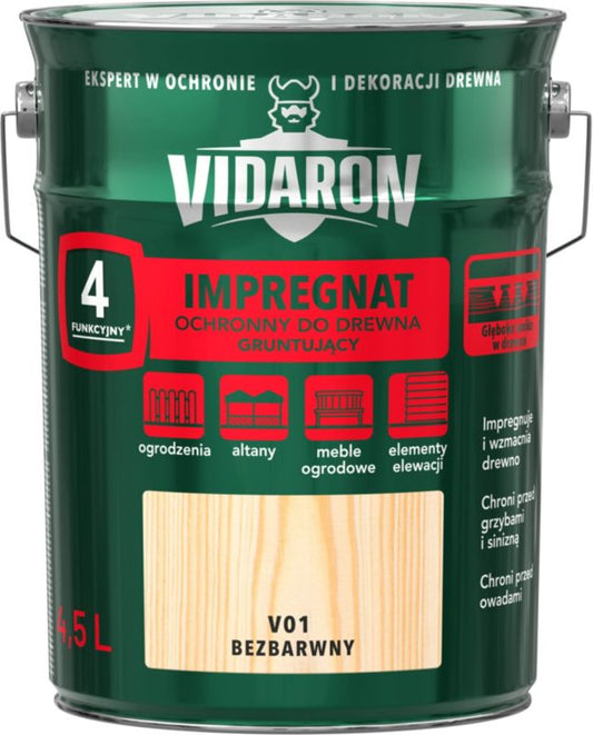 Vidaron klar træimprægnering 4,5 l