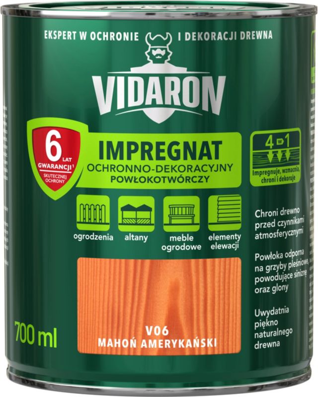 Vidaron træimprægnering amerikansk mahogni 0,7 l