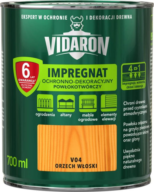 Impregnering til træ Vidaron valnød 0,7 l