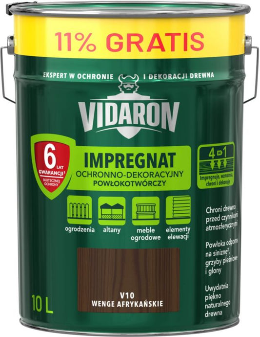 Vidaron træimprægnering i afrikansk wenge 9 l + 11%
