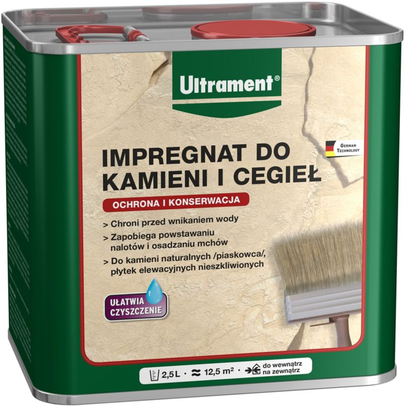 Ultrament impregnering til sten og mursten 2,5 l