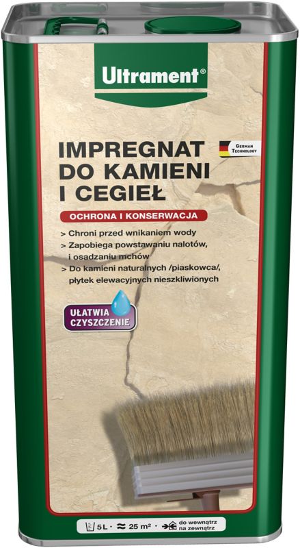 Ultrament impregnering til sten og mursten 5 l
