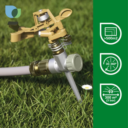 Impulsspreder Metal 320 m² Grå | 5059340251516