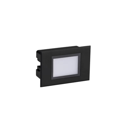 Indbygningslampe Facade LED 3W Sort