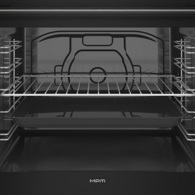 Indbygningsovn 60 cm 86L Sort