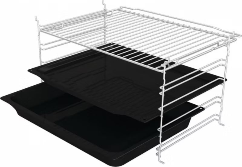 Indbygningsovn BOS67371CLB 60 cm Sort