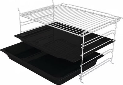 Indbygningsovn BOS67371CLB 60 cm Sort