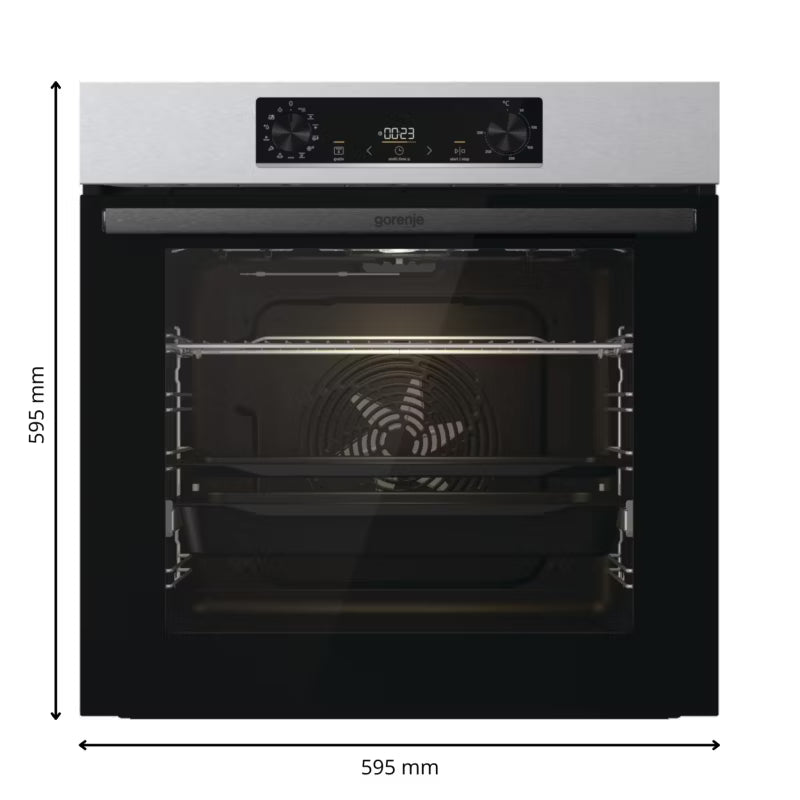 Indbygningsovn BOSB6737E06X 77 Liter Rustfrit Stål
