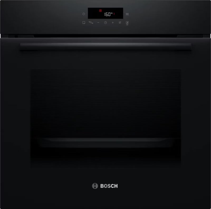 Indbygningsovn HBA571BB4 60 cm Sort