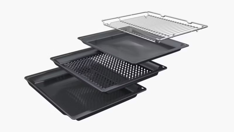 Indbygningsovn HBG7341B1 60x60 cm Sort