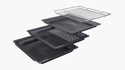 Indbygningsovn HBG7341B1 60x60 cm Sort
