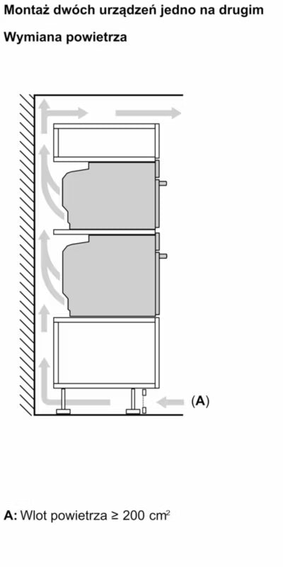Indbygningsovn HBG7341B1 60x60 cm Sort