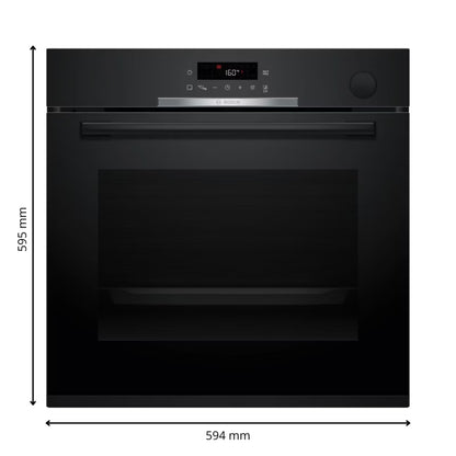 Indbygningsovn HRG312BB4 71 Liter Sort