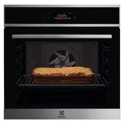 Indbygningsovn LOE8F38X 72 Liter Rustfrit Stål