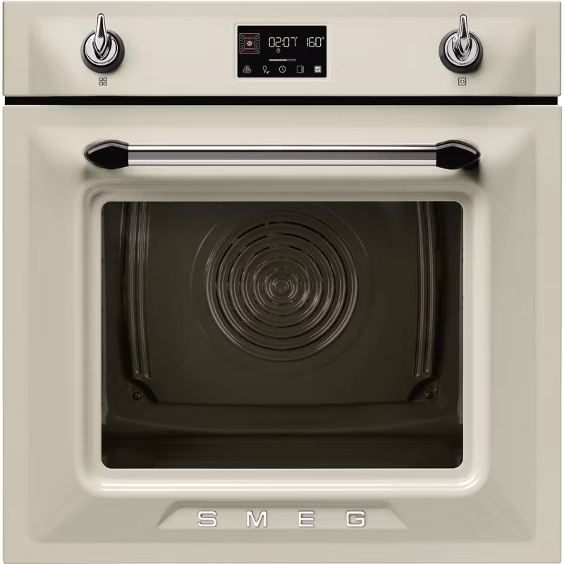 Indbygningsovn med Damp SOP6902S2PP 60 cm Creme