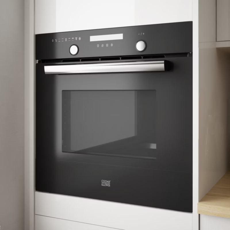 Indbygningsovn Multifunktion 70 Liter Sort