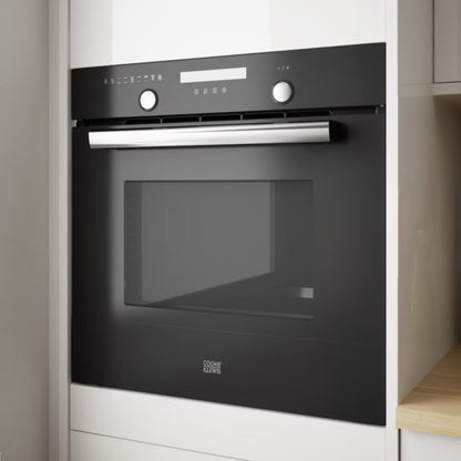 Indbygningsovn Multifunktion 70 Liter Sort