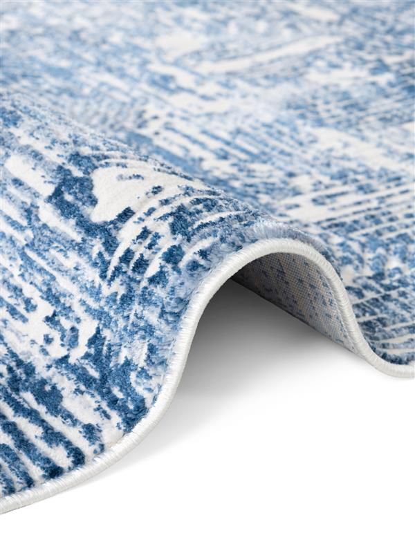 Indendørs Tæppe Sicilia NS03A Rektangel 160x230 cm Blå Geometrisk