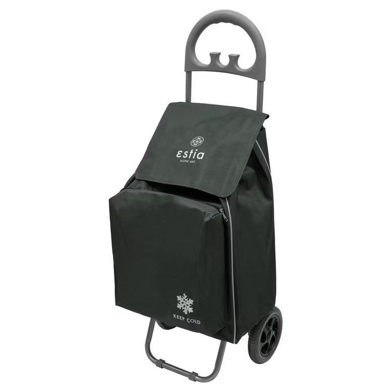 Indkøbsvogn 40 Liter Grå med Termorum