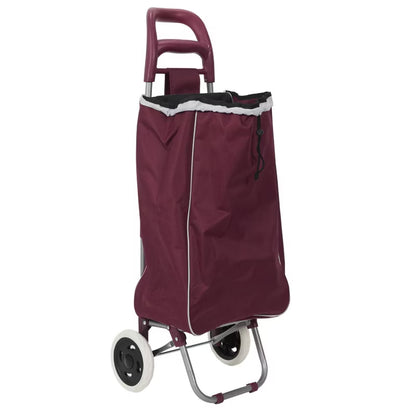 Indkøbsvogn 50 Liter 96x34x30 cm Lilla