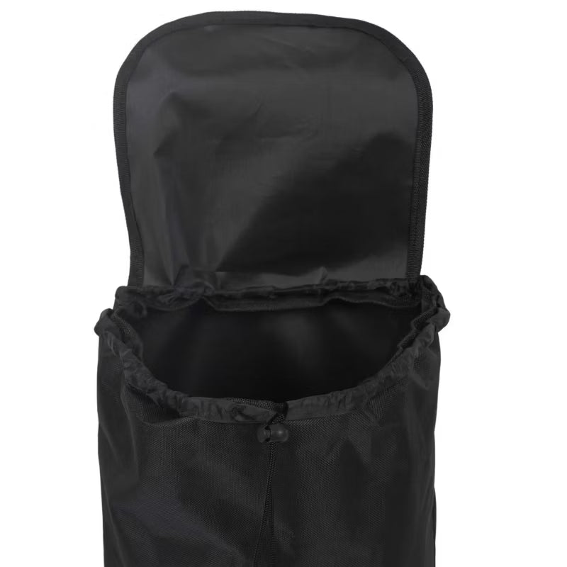 Indkøbsvogn Foldbar 87x35x28 cm Sort