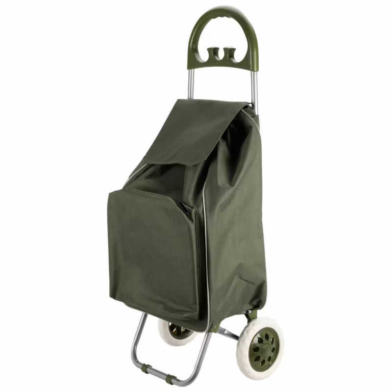 Indkøbsvogn Sammenklappelig 40 Liter 95x37x28 cm Grøn
