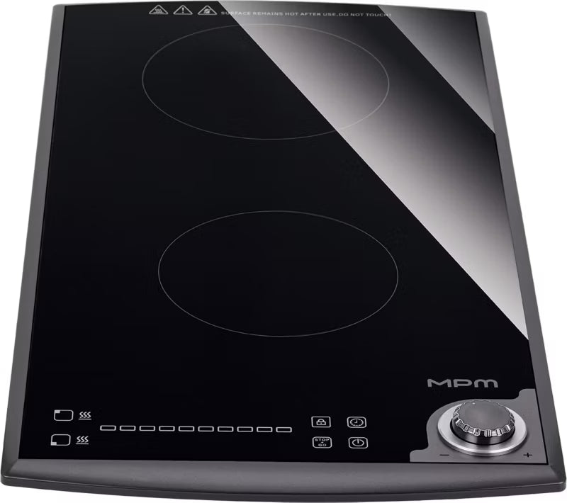 Induktionskogeplade 2 Zoner 3100W Sort