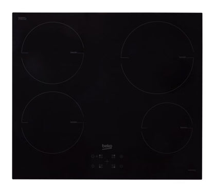 Induktionskogeplade 58x51 cm Sort 4 Zoner
