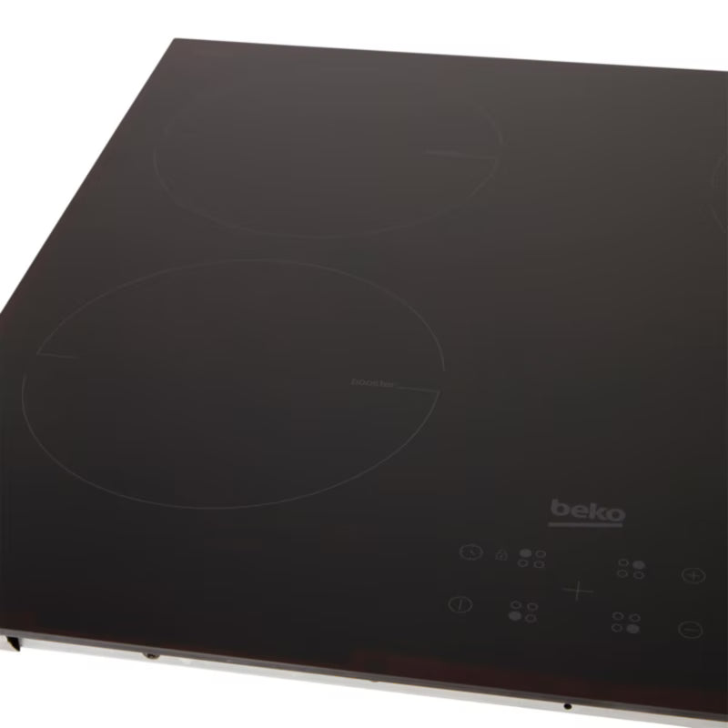 Induktionskogeplade 58x51 cm Sort med 4 Zoner