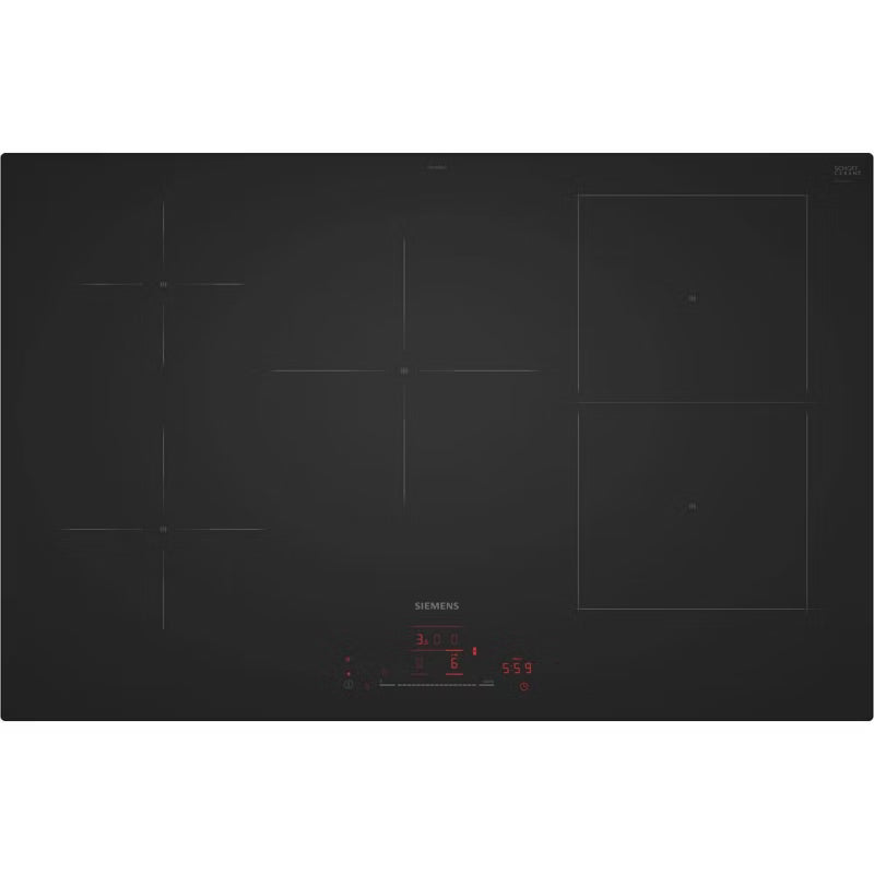 Induktionskogeplade 80 cm Sort Mat