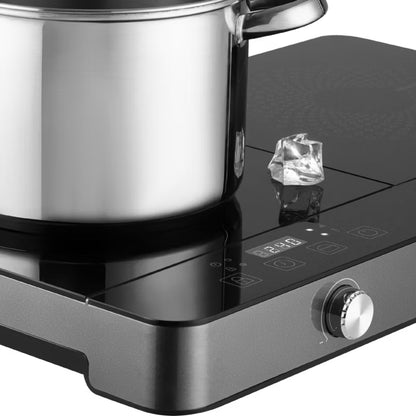 Induktionskogeplade Dobbelt 3500W SCP 4201GY Mørkegrå
