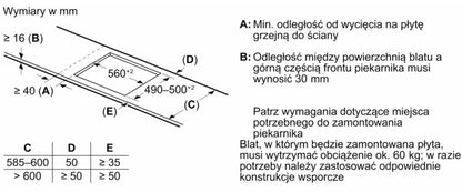 Induktionskogeplade EX675HEC1E 60,2 cm Sort Keramik