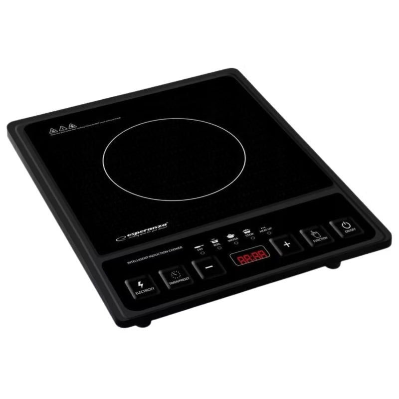 Induktionskogeplade Krakatau EKH011 2000W Sort