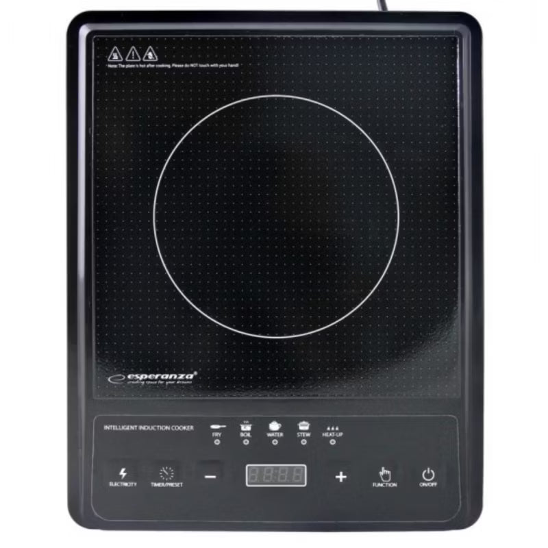 Induktionskogeplade Krakatau EKH011 2000W Sort