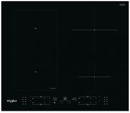 Induktionskogeplade WLB1160BF 59x51 cm Sort Glas
