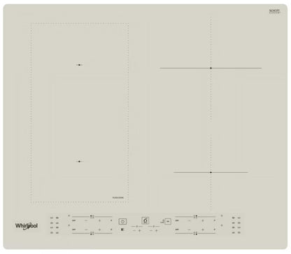 Induktionskogeplade WLB6860NES 59 cm Hvid Glas
