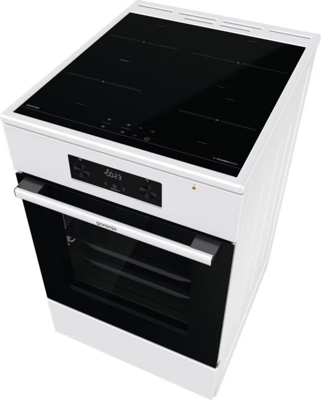 Induktionskomfur GEIT5C60WPG 50x85 cm Hvid
