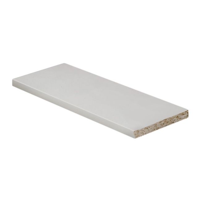 Indvendig Vindueskarm 305x30 cm Hvid Mat