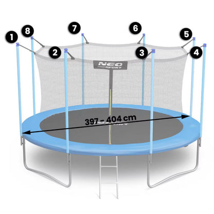 Indvendigt Sikkerhedsnet til Trampolin 404 cm