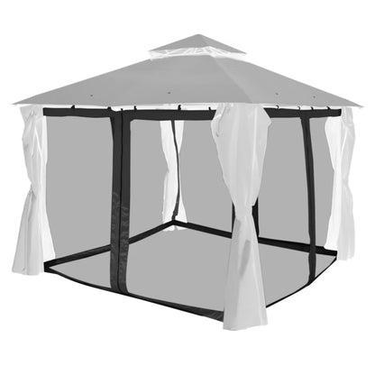 Insektnet til Pavillon Thar 3x3 m Mørkegrå