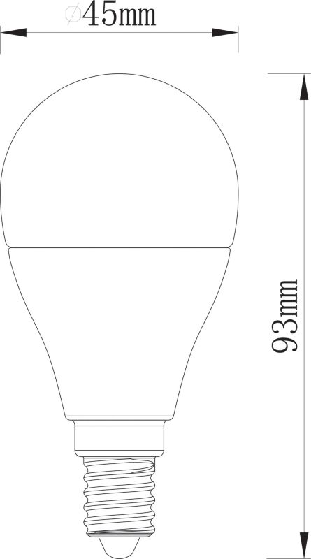 Jacobsen Myko P45 E14 470 lm RGB smartpære