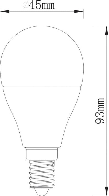 Jacobsen Myko P45 E14 470 lm RGB smartpære