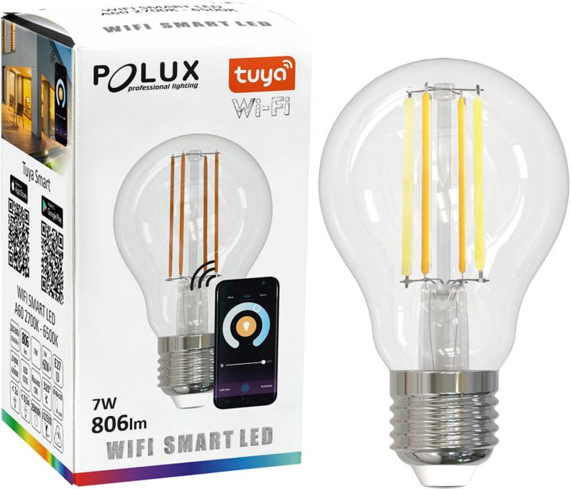 Smart LED-pære Goldlux A60 E27 806 lm CCT WiFi