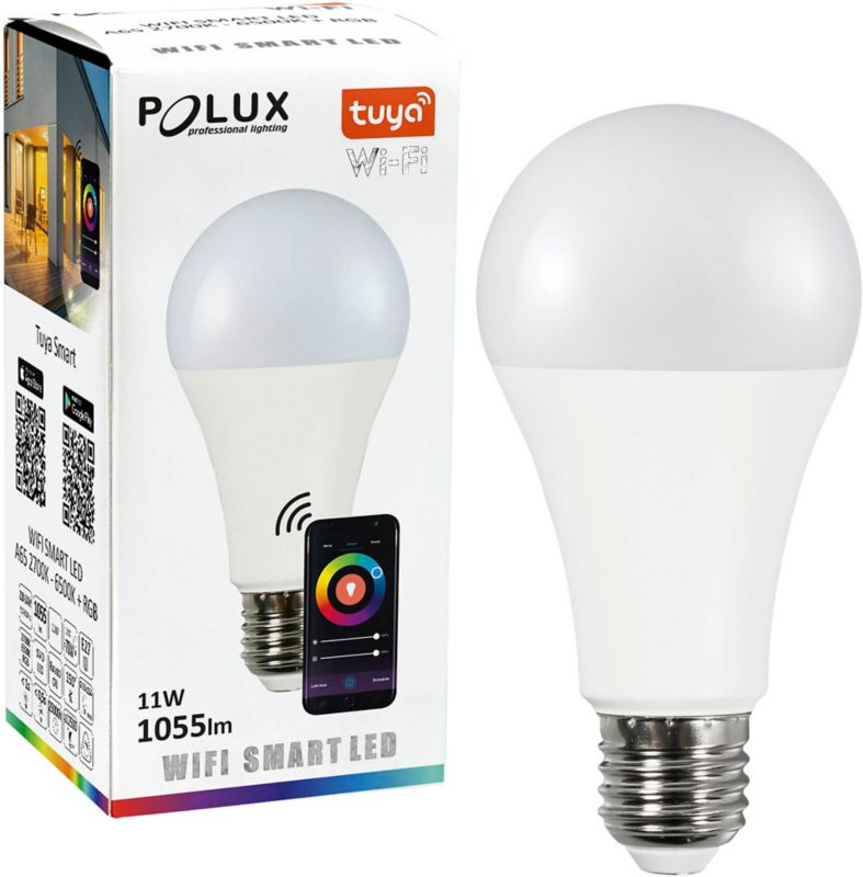 Smart LED-pære Goldlux A65 E27 1055 lm CCT WiFi